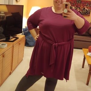 4X Ori purple Sweatshirt dress